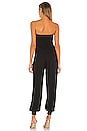 view 4 of 4 Strapless Cuffed Ankle Jumpsuit in Black