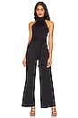 view 1 of 3 Mock Neck Jumpsuit in Black