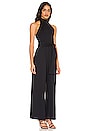 view 2 of 3 Mock Neck Jumpsuit in Black