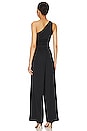 view 3 of 3 One Shoulder Twist Jumpsuit in Black