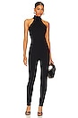view 1 of 3 Mock Neck Jumpsuit in Black