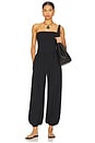 view 1 of 3 Tube Gathered Ankle Jumpsuit in Black