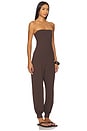 view 2 of 3 Strapless Cuffed Ankle Jumpsuit in Java