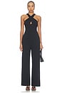 view 1 of 3 Cross Front Jumpsuit in Black