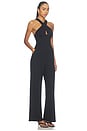 view 2 of 3 Cross Front Jumpsuit in Black
