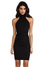view 1 of 5 Turtleneck Halter Dress in Black