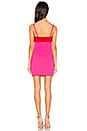 view 3 of 3 Color Block Dress in Pink & Red
