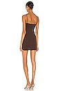 view 3 of 3 Thin Strap Mini Dress in Mahogany