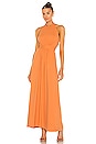 view 2 of 3 High Neck Low Back Dress in Tango