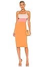 view 1 of 3 Strap Color Block Dress in Creamsicle