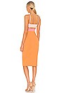 view 3 of 3 Strap Color Block Dress in Creamsicle