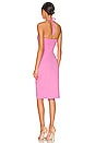 view 3 of 3 ROBE MI-LONGUE HALTER in Rouge