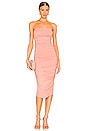 view 1 of 3 Tube Ruched Dress in Peaches