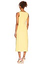 view 3 of 3 Crew Slit Sleeveless Dress in Lemon Zest