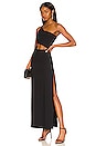 view 1 of 3 One Shoulder Maxi Dress in Black