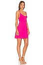 view 2 of 3 V-neck A-line Dress in pink glo