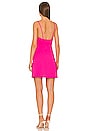 view 3 of 3 V-neck A-line Dress in pink glo