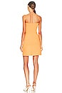 view 3 of 4 Strapless Tube Dress in electric orange
