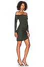 view 2 of 4 Off The Shoulder Mini Dress in Hunter
