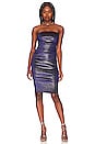 view 1 of 5 Tube Midi Dress in Midnight