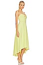 view 2 of 3 High Low Dress in Pale Lime