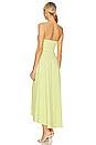 view 3 of 3 High Low Dress in Pale Lime