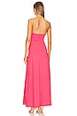 view 3 of 3 Twist Front Strapless Dress in Watermelon