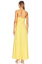 view 3 of 3 One Shoulder Dress in Lemon Zest