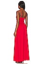 view 3 of 3 String Gather Maxi Dress in Perfect Red