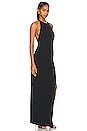 view 2 of 3 Halter Low Back Maxi Dress in Black