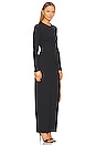 view 2 of 3 Long Sleeve Dress in Black