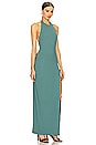 view 2 of 3 Halter Maxi Dress in Rosemary