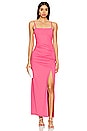 view 1 of 3 Ruched Maxi Dress in Azalea