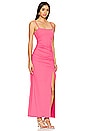 view 2 of 3 Ruched Maxi Dress in Azalea