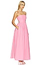 view 3 of 3 Open Back Maxi Dress in Knockout Pink