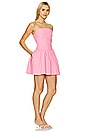 view 2 of 3 Tube Flare Mini Dress in Knockout Pink