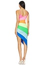 view 3 of 3 Colorblock Mini Dress in Rainbow