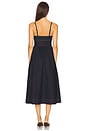 view 3 of 3 Denim Corset Midi Dress in Dark Wash