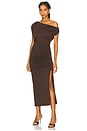 view 3 of 4 One Arm Midi Dress in Java