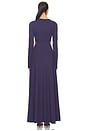 view 4 of 4 Crew Side Slit Occasion Dress in Eggplant