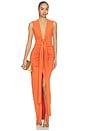 view 1 of 3 VESTIDO TIE FRONT in Apricot