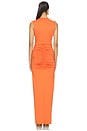 view 3 of 3 VESTIDO TIE FRONT in Apricot
