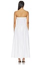 view 3 of 3 Solid Linen Smocked Waist Tube Maxi Dress in Sugar