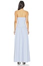 view 3 of 3 Tube Drop Waist Maxi Dress in Blue