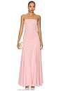 view 1 of 3 Gathered Waist Tube Dress in Pink Icing