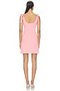 view 3 of 3 Tie Strap A-line Dress in Pink Icing