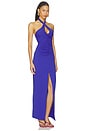 view 2 of 3 Cross Front Gathered Front Dress in Lunar