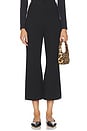view 1 of 6 Double Knit Crop Pant in Black