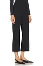 view 2 of 6 Double Knit Crop Pant in Black