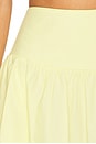 view 6 of 6 Drop Waist Skirt in Baby Yellow
